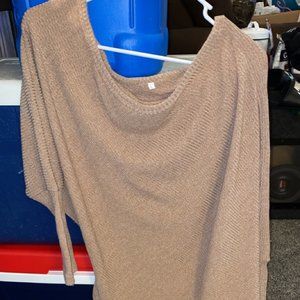 Brown Oblong Sweater